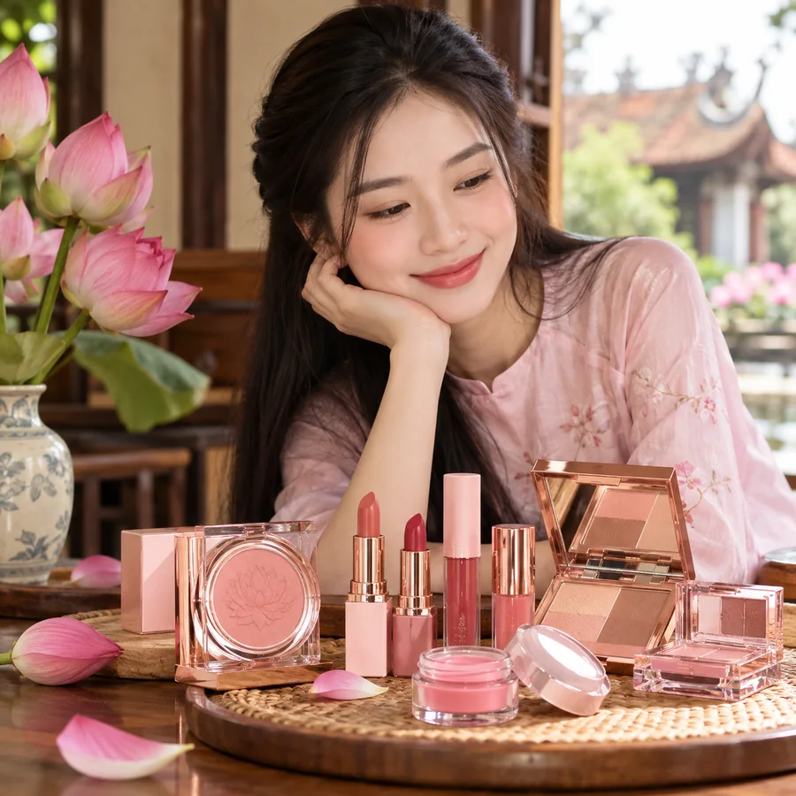 r span="6" span__sm="12"] Mỹ phẩm trang điểm Son dưỡng & son bóng Phấn má, tạo khối [featured_box img="2856" img_width="48" pos="